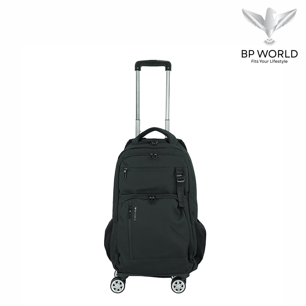 กระเป๋าเป้ล้อลาก 20 นิ้ว BP WORLD รุ่น P15746  สีดำ